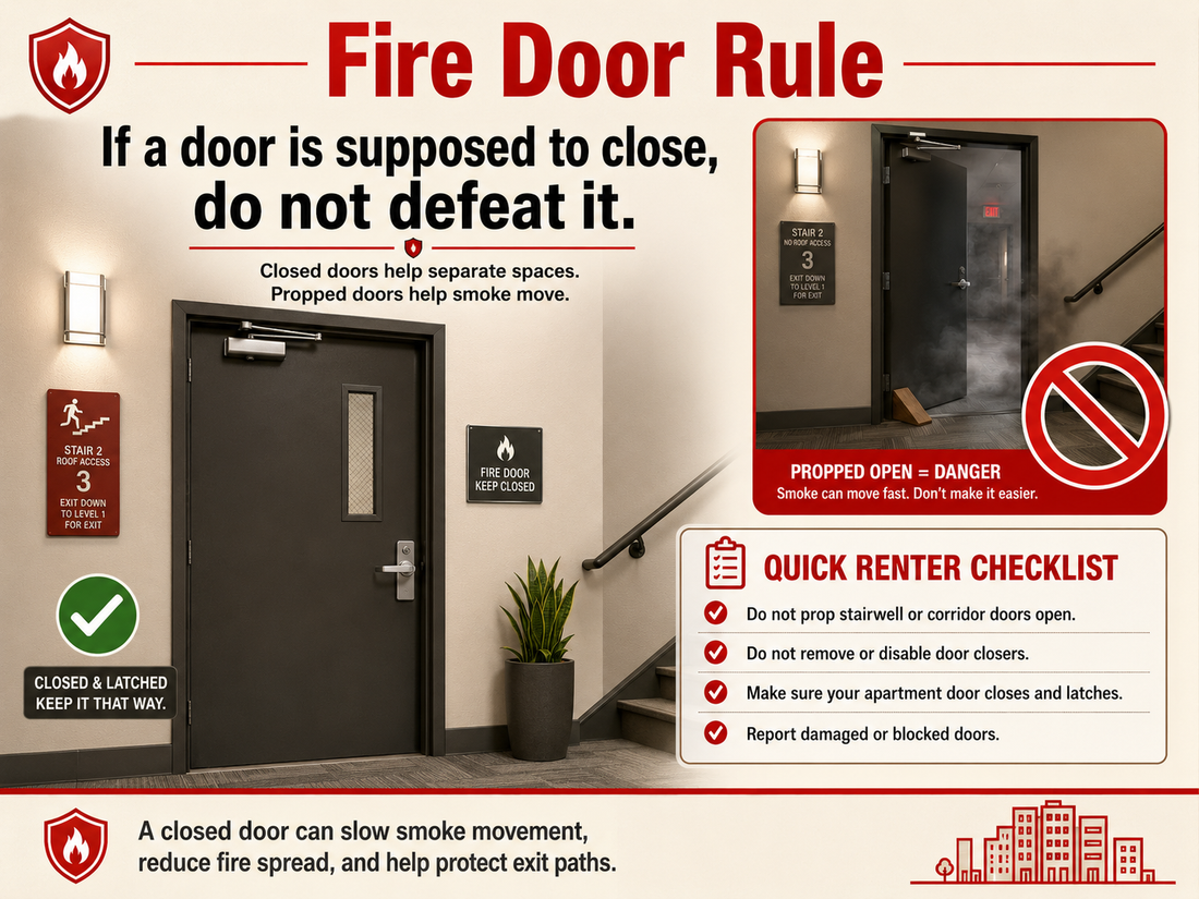 Why Apartment Fire Doors Matter More Than Renters Think