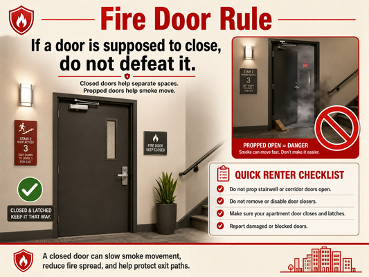 Why Apartment Fire Doors Matter More Than Renters Think