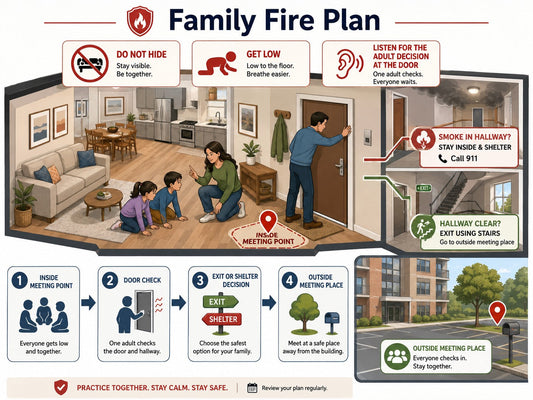 Apartment Fire Escape Plan for Families With Children