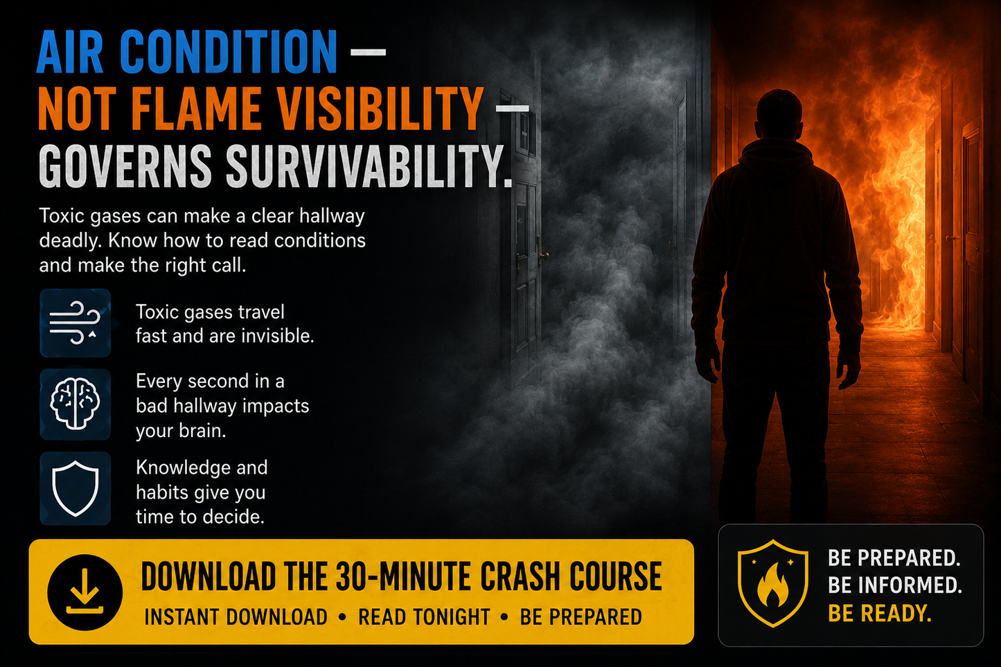 Second Exit Crash Course — 30-Minute Apartment Fire Survival Guide