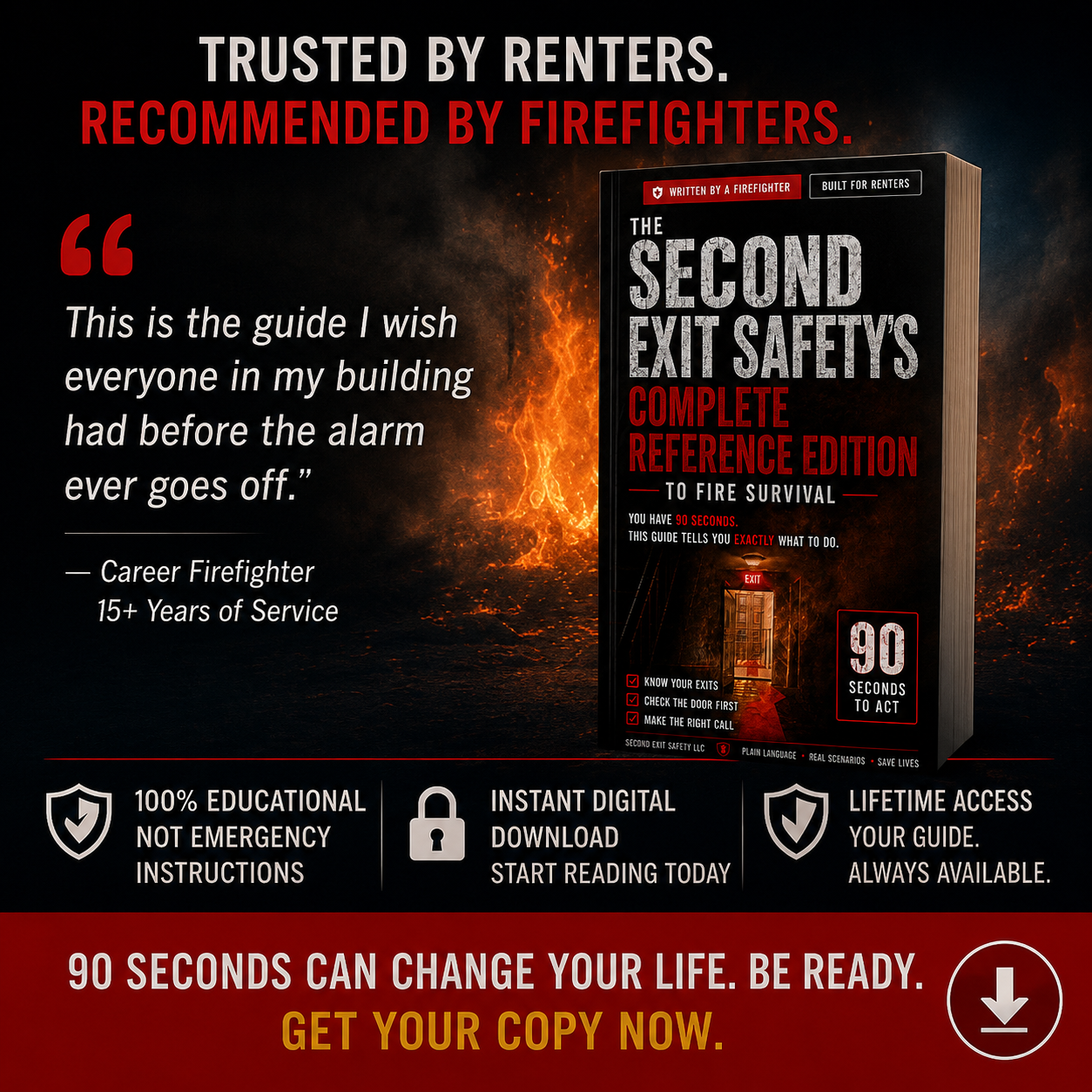 Second Exit Complete Reference Edition — Renter Fire Survival Guide